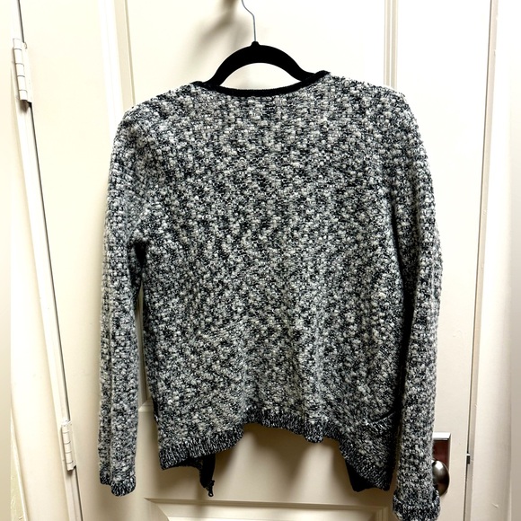 LOFT Ann Taylor Boiled wooo blend cardigan with zipper.  Size  small. - Picture 3 of 3